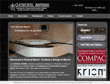 Tablet Screenshot of generalmarmi.com